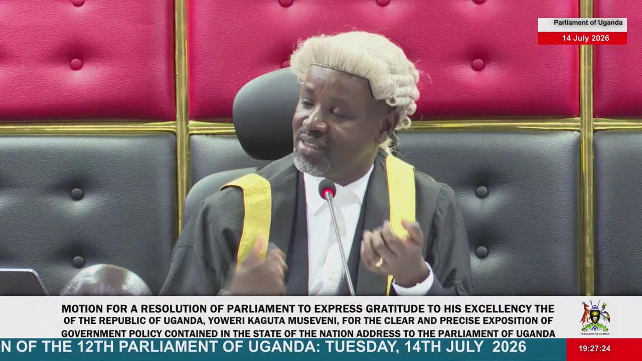 9th Sitting of the 1st Meeting of the 1st Session of the 12th Parliament of Uganda