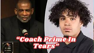 Deion Sanders gets choked up delivering eulogy for Colorado QB Dominiq Ponder