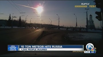 Close encounter with a meteor