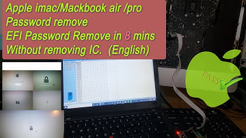 How to remove Apple Mackbook air/ pro and Imac  EFI Password remove without soldring, Using CH341A..