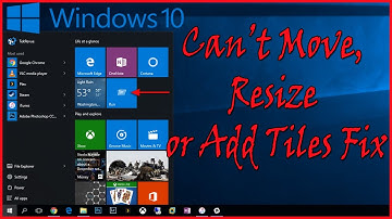 SHOW MORE TILES OPTION NOT WORKING | WINDOWS 10 START MENU FIX