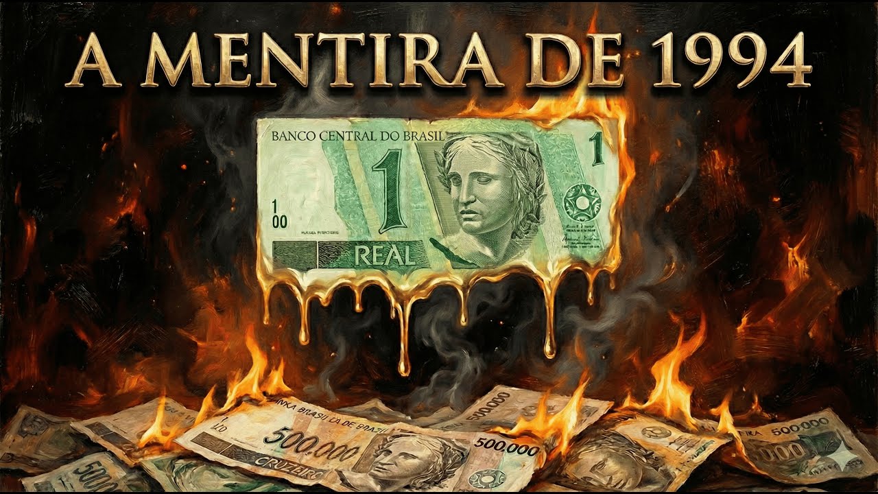A Morte do Cruzeiro: O Segredo Sombrio da Estabilidade do Real (1994-2025)