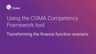 Celebrity The CGMA Competency framework guide and tool - Transforming the finance function scenario Profile