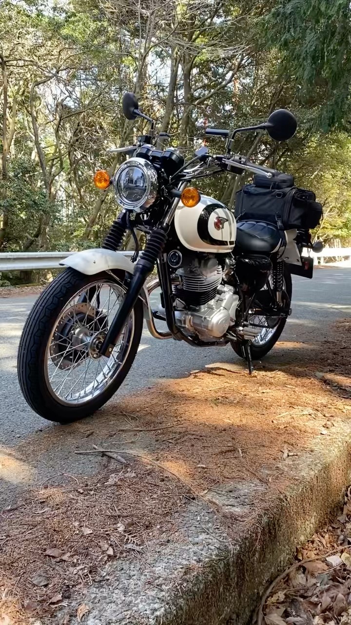 Kawasaki W230] I tried riding it! #Motoblog #Motorcycle