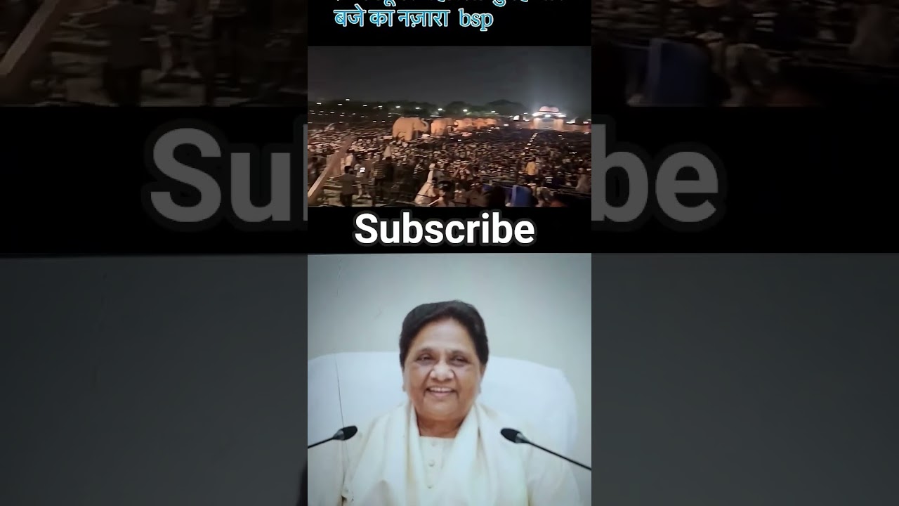 Lucknow rally of ironlady bahan kumari Mayawati. 