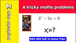 [ Maths olympiad | A tricky maths problems ] Solving Transcendent Equations Using Lambert W Function