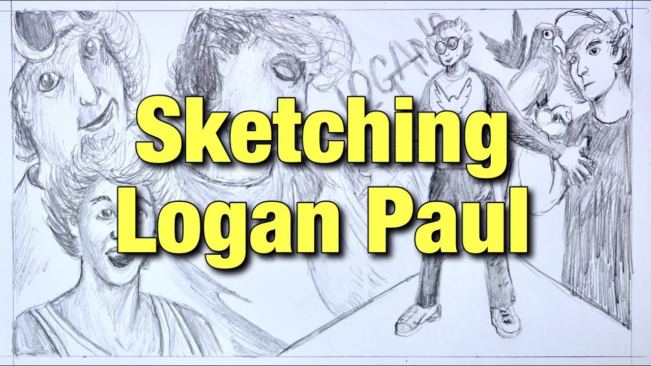 Sketching Logan Paul - YouTube