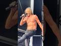  red hot chili peppers support act iggy pop front of stage 06262023 mannheim live concert music