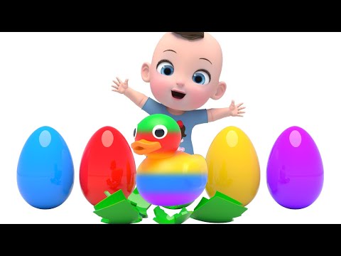 🐣Surpeise <strong>Egg</strong>! | Old Macdonald Had A Farm Nursery Rhymes Playground Color Song | Baby &amp;<strong>amp</strong>; Kids Songs
