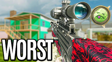The WORST SNIPER RIFLE in Every Call of Duty