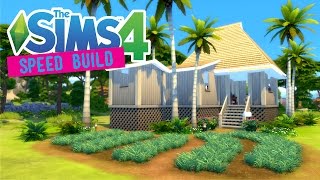 The Sims 4 -Speed Build- Philippines Traditional House! (Bahay Kubo/Nipa Hut) - No CC -