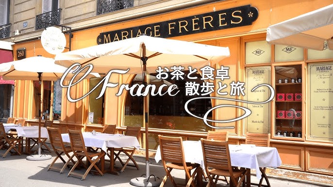 Mariage Frères Tea Shop in Paris and tasting blue magic tea! 