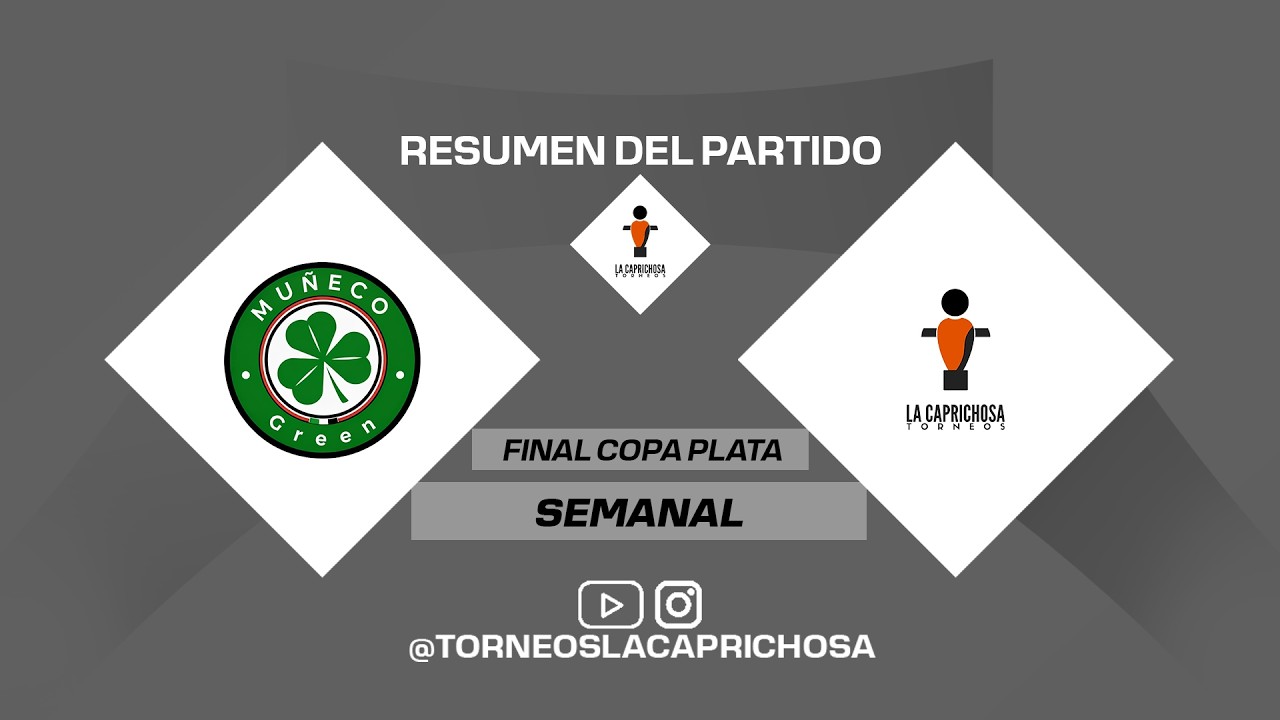 Muñeco Green - Piedrabuena 32 |#TorneosLaCaprichosa| #TDV26 Final Copa Plata - Semanal