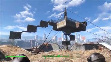 Fallout 4 Base Building- Tree House!