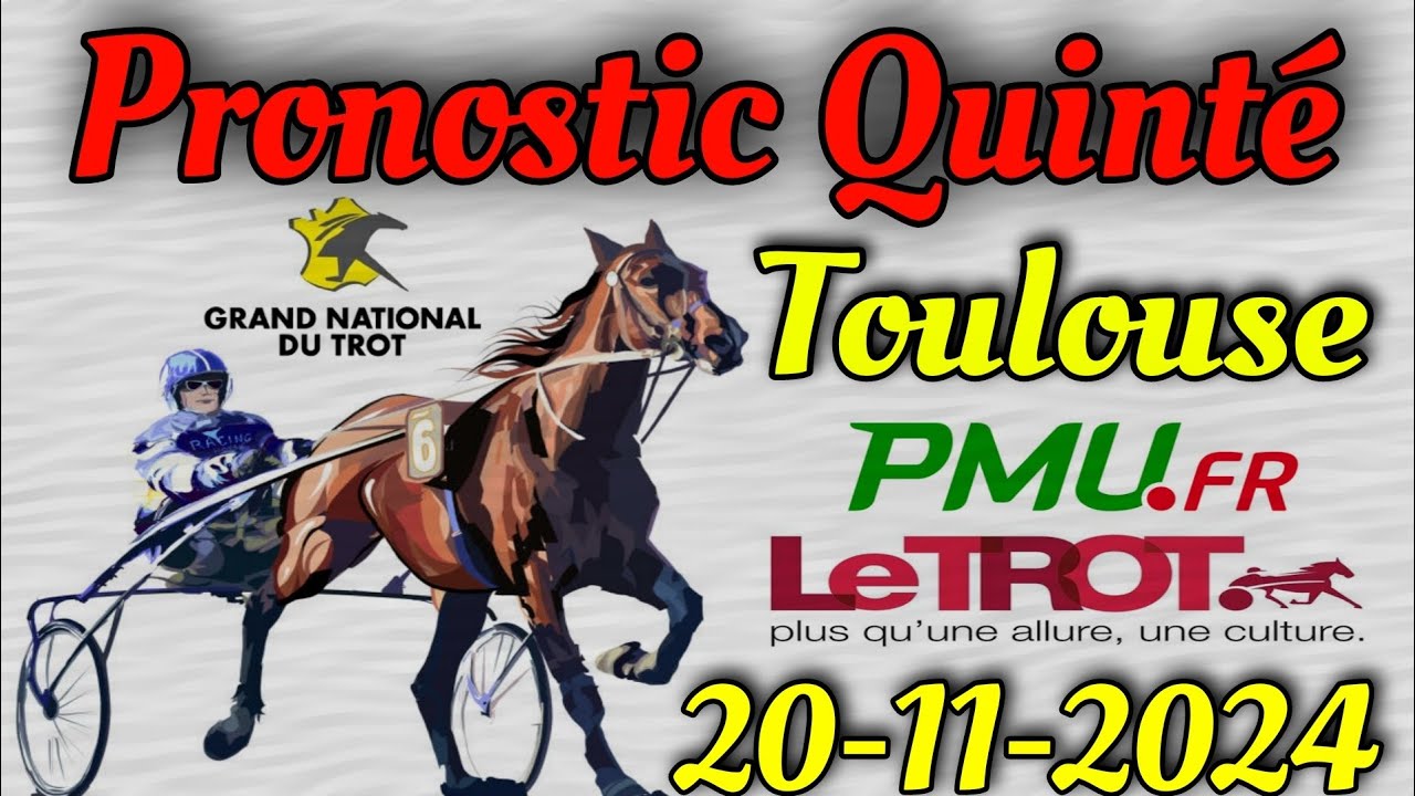 pronostic quinté mercredi 20 november 2024 Toulouse