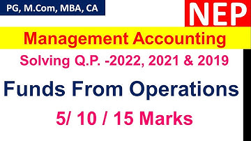 Funds from Operations : Management Accounting - 3 Problems