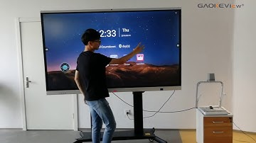 How to use Interactive Touch Screen