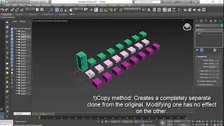 3D Max : Creating Copies, Instances, and References/ maximize or minimize viewport