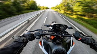 Wheelie ride #1 KTM Duke 890R RAW Sound