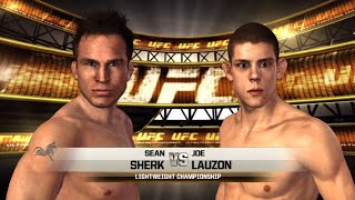 UFC Undisputed 2010 Gameplay Sean Sherk vs Joe Lauzon