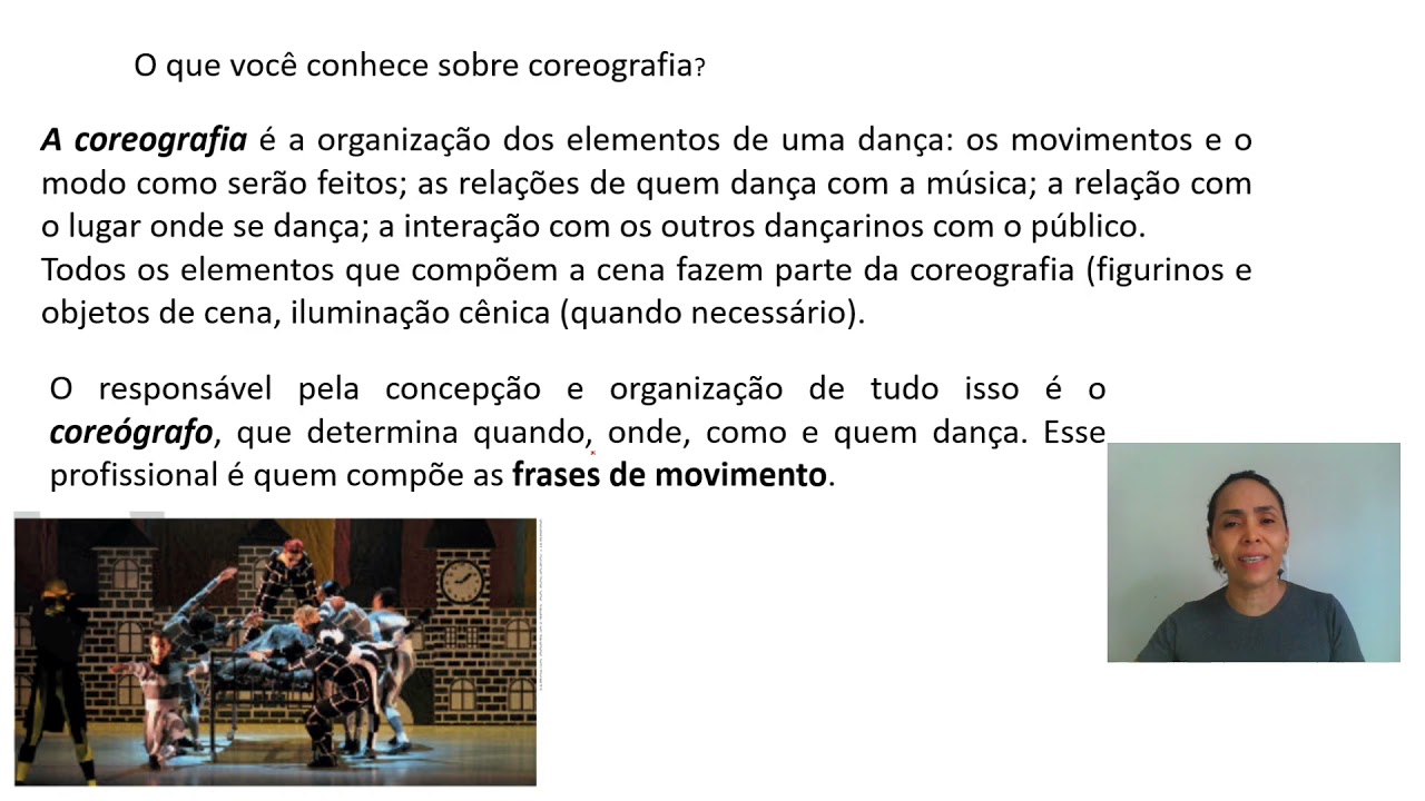 Coreografia e espaço 7 Ano - YouTube