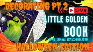 Altered Oogie Boogie Little Golden Book 🎃 | Ephemera, Flaps & Clusters | Part 2