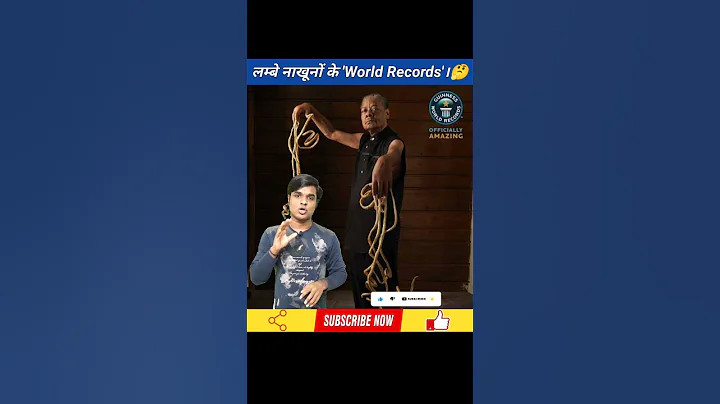 Longest nail world records? #shorts | shridhar chi...