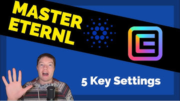 Eternl Wallet Quick Settings - Cardano