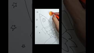 spaceship🌌🚀  #drawing#art#short