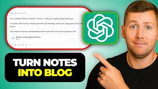ChatGPT Astra 6 Blog Writing: Turn Rough Notes Into a Blog Draft