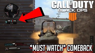 THE BEST HARDPOINT COMEBACK EVER! | *INSANE* Ending | Black Ops 4 Multiplayer on Firing Range !