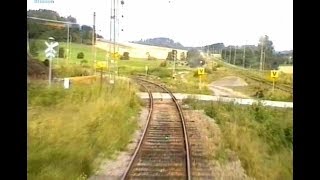 Sweden. MUNKEDAL - LYSEKIL (2008) Train Driver's Cab View
