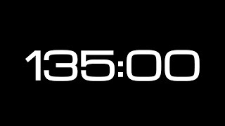 135 Minute Countdown Timer / NO SOUND
