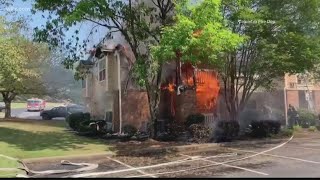 Fire heavily damages apartments off Garners Ferry Road in Columbia
