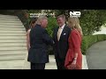 Trump hosts Dutch royals at the White House for dinner and overnight stay