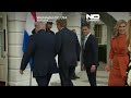 Trump hosts Dutch royals at the White House for dinner and overnight stay