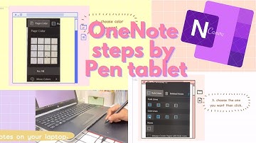 OneNote ~ Grid line + Page color, step by Pen tablet • Aesthetic