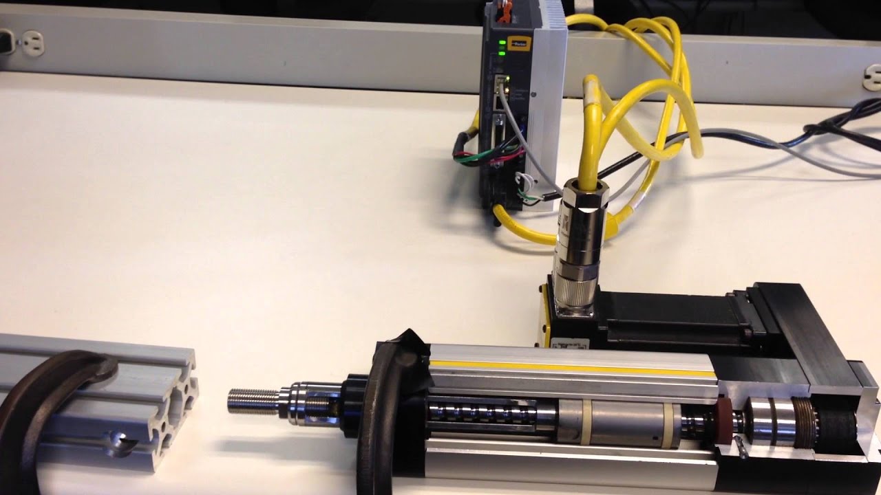 Sample Clamping program with new IPA & ETH servo actuator YouTube