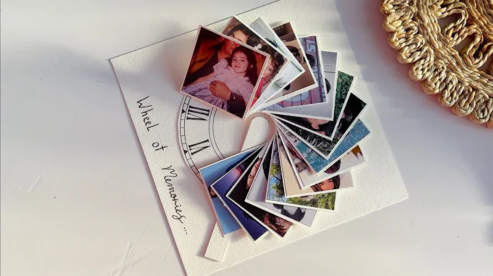 DIY Wheel Of Memories Waterfall Card | Full tutorial learn step by step | Photo Rotating Card