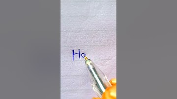 haniya : how to write your beautiful name in cursive writing | cursive writing for beginner #viral