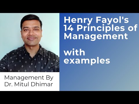 14 Principles of Management (Henry Fayol) with examples