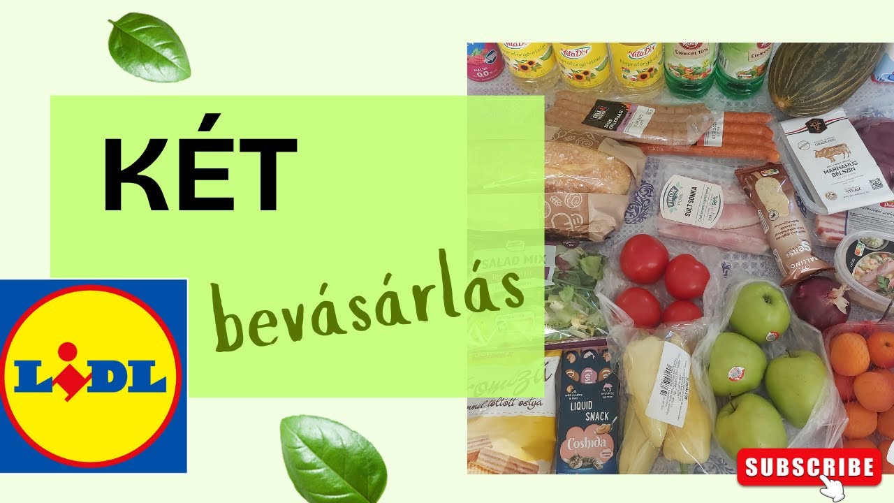 KÉT LIDL BEVÁSÁRLÁS - 2025. július 24-27.