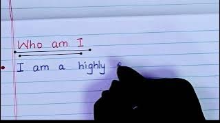 Write an Essay On Who Am I in English| Essay Writing on Who Am I? |
