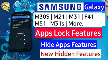 Samsung Galaxy M Series - Apps lock & Hide Apps Setup