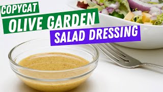 Copycat OLIVE GARDEN Salad Dressing Recipe