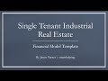 Single Tenant Industrial Underwriting Model