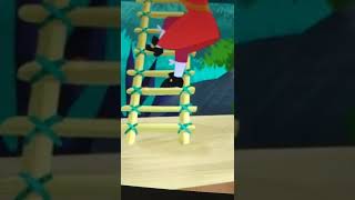 Captain Hook and Mr smee climb the wrong ladder