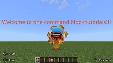 One command block tutorials! (part 1)