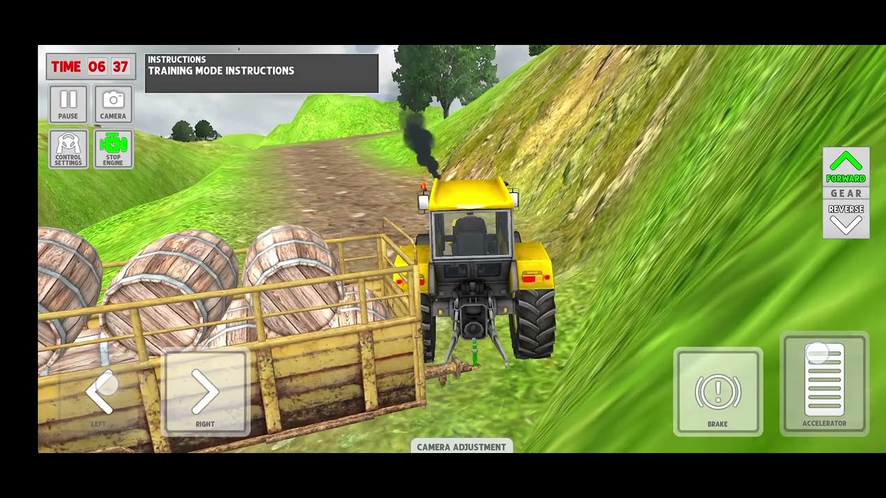 Ek taraf pahaad ek taraf khaai 😨 Kaha jaaye mera tractor bhai 🤔 Real