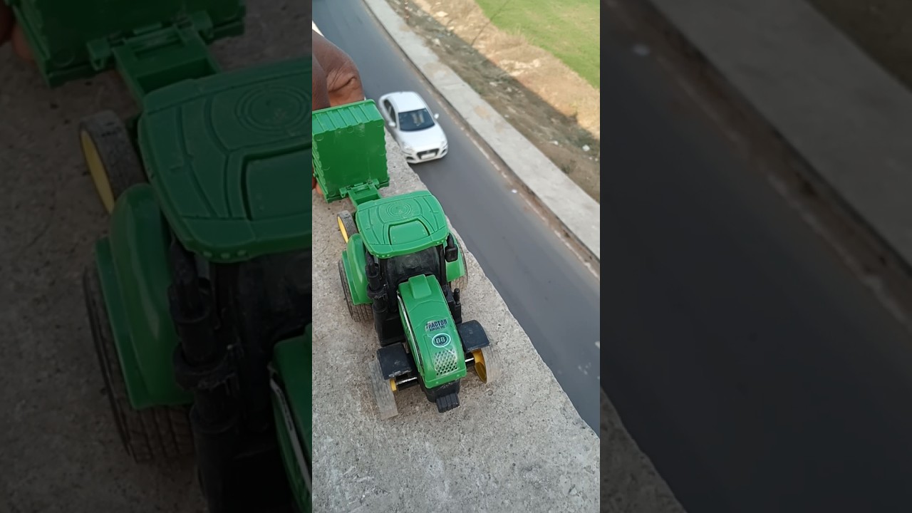 RC Excavator aur RC Tractor and auto truck Ki testing
